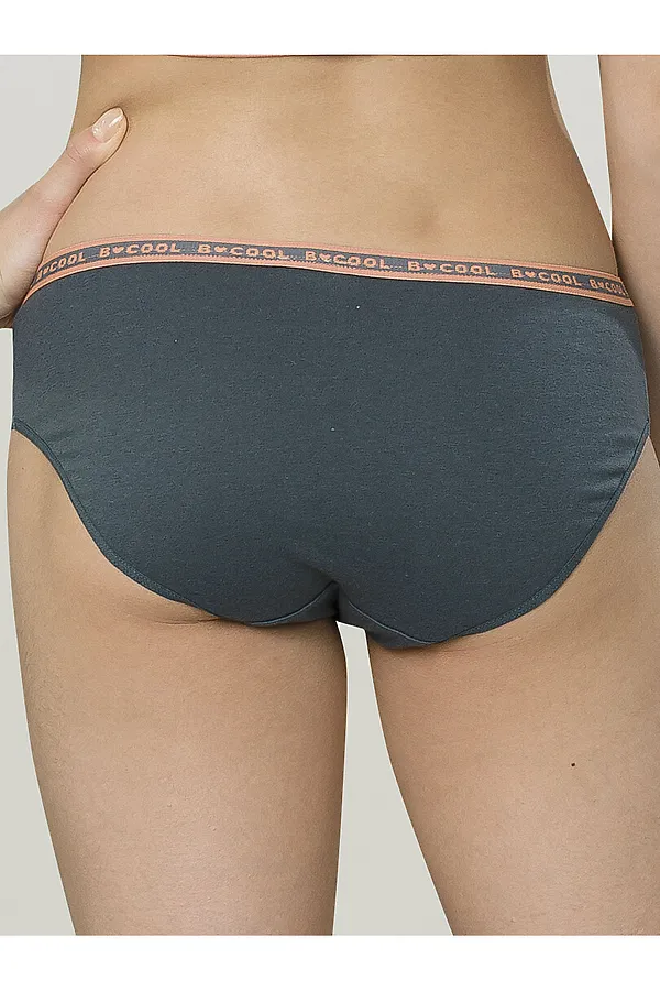 Трусы, 3 шт. PELICAN, светло-серый/персиковый/изумрудный - фото 2