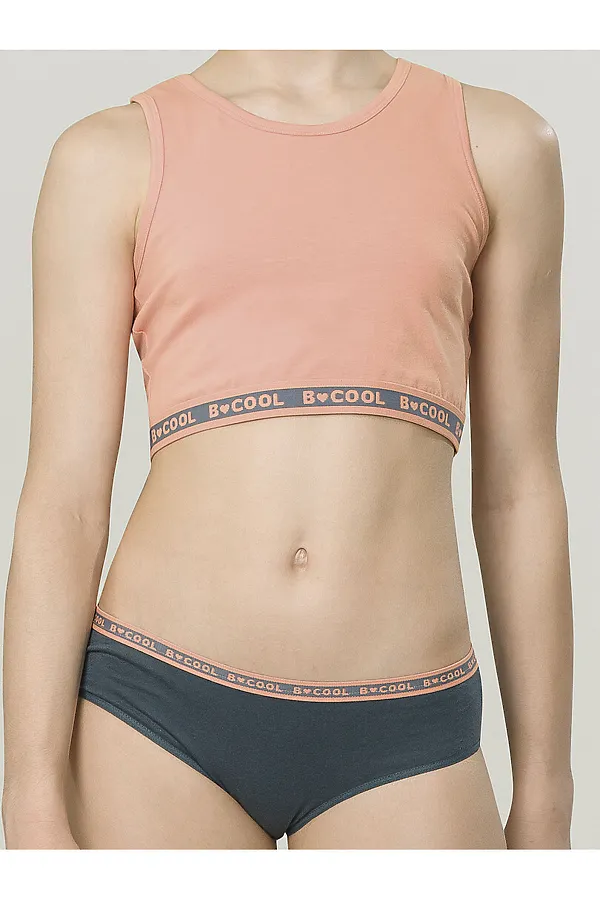 Трусы, 3 шт. PELICAN, светло-серый/персиковый/изумрудный - фото 2