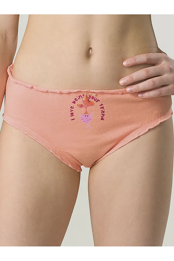 Трусы, 3 шт. PELICAN, персиковый/персиковый/белый - фото 2