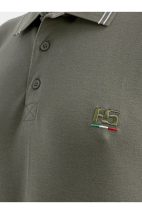 Футболка-поло F5, хаки - фото 2