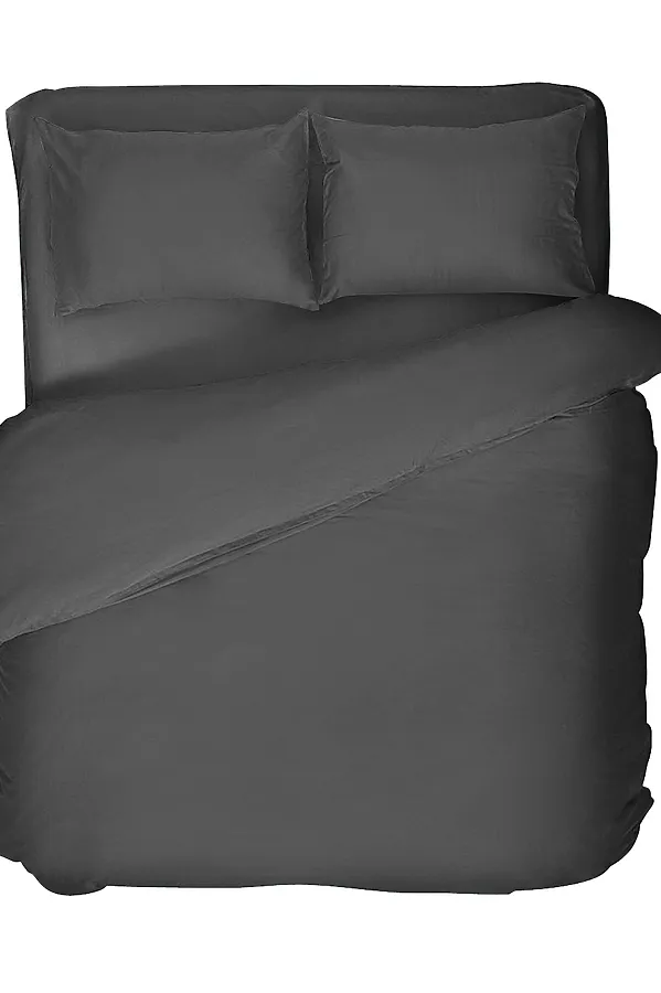 Простыня "Verossa" Сатин 220/240 Graphite NORDTEX, graphite - фото 2