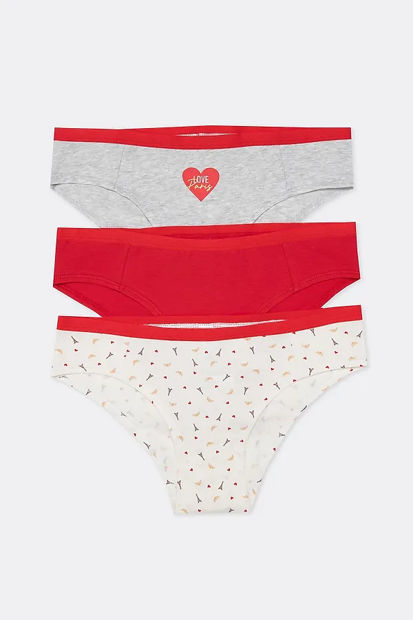 Трусы 3шт. MARK FORMELLE, башни на молочном - фото 2