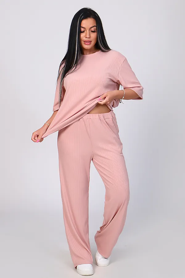 Костюм с брюками 78524 НАТАЛИ, сухая роза - фото 2