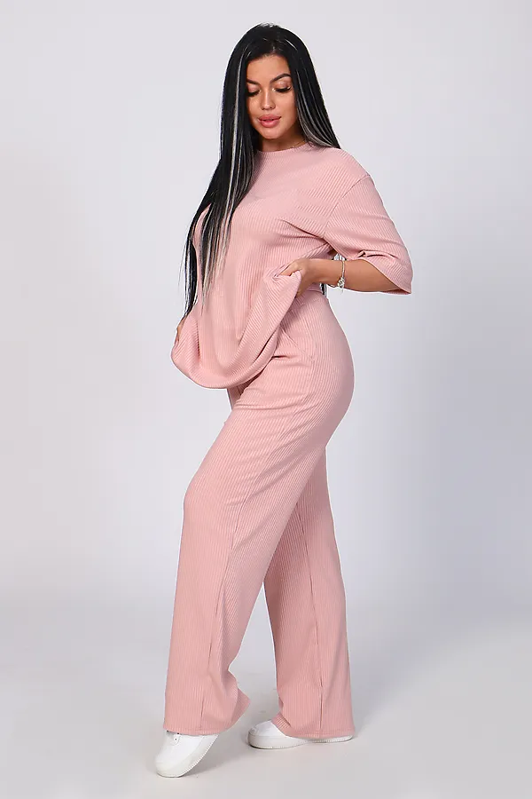 Костюм с брюками 78524 НАТАЛИ, сухая роза - фото 2