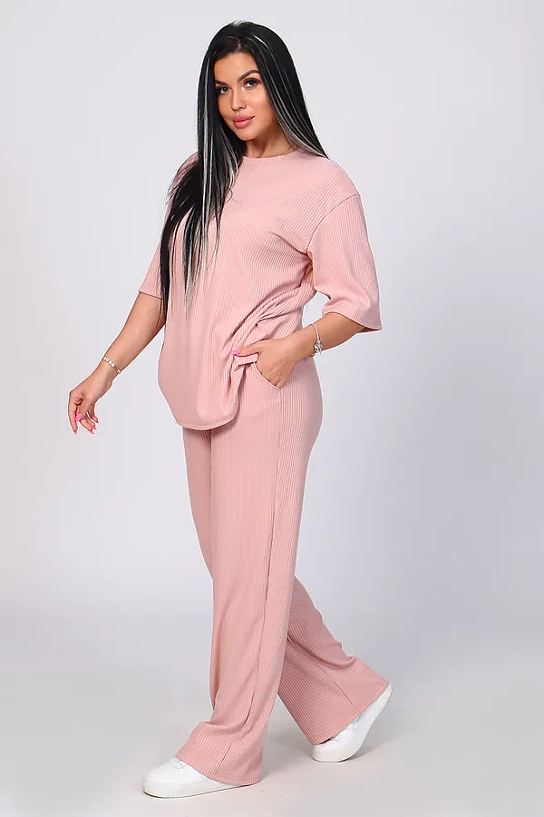 Костюм с брюками 78524 НАТАЛИ, сухая роза - фото 2