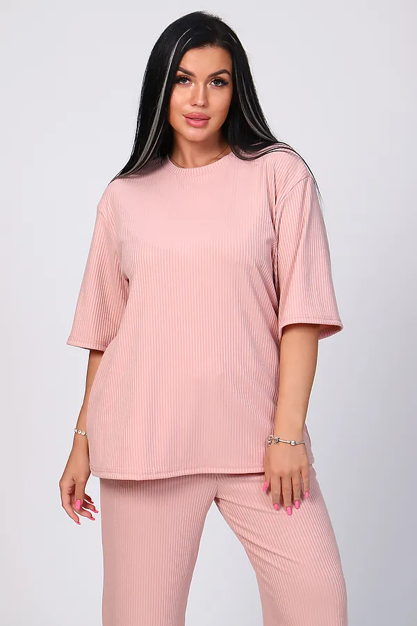 Костюм с брюками 78524 НАТАЛИ, сухая роза - фото 2