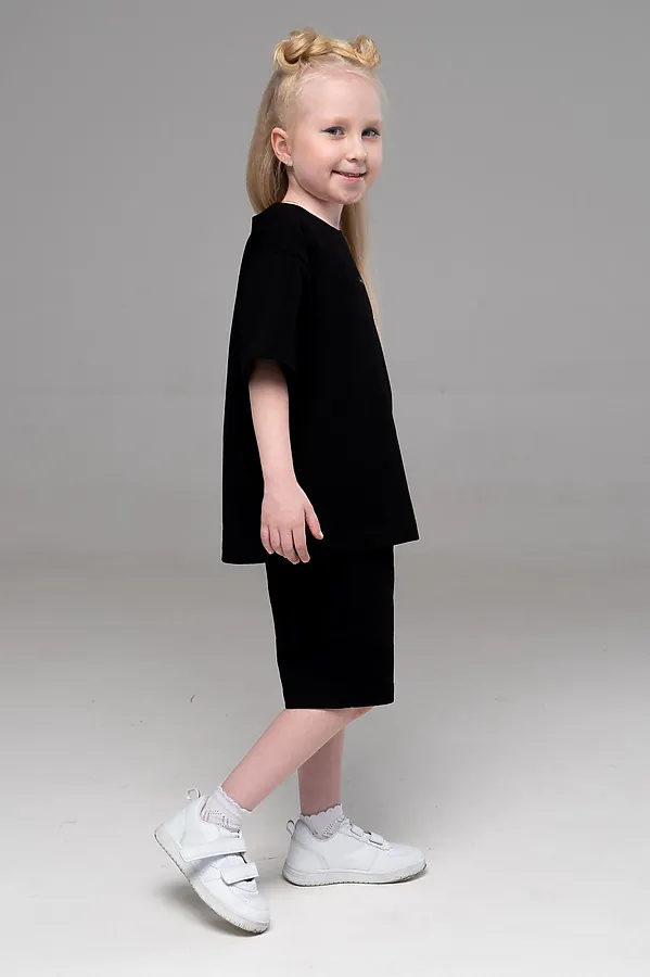 Костюм (Футболка+Шорты) LOOKLIE, черный - фото 2