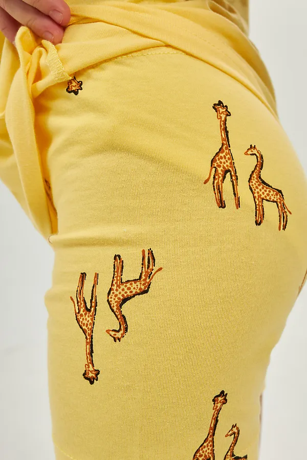 Комплект (Футболка+Шорты) ELEMENTARNO, жёлтый - фото 2