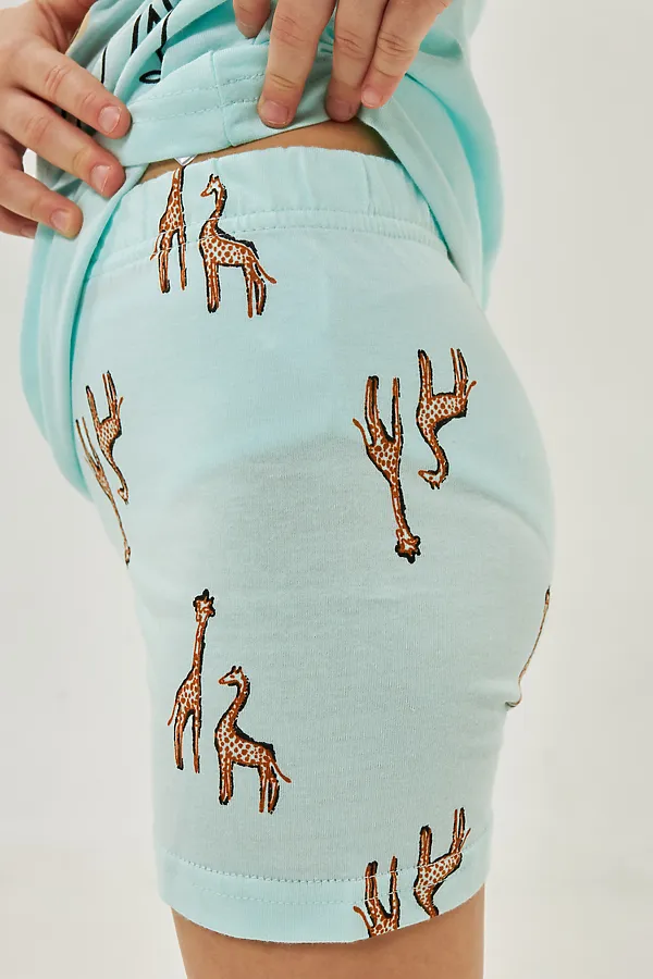 Комплект (Футболка+Шорты) ELEMENTARNO, светло-зелёный - фото 2