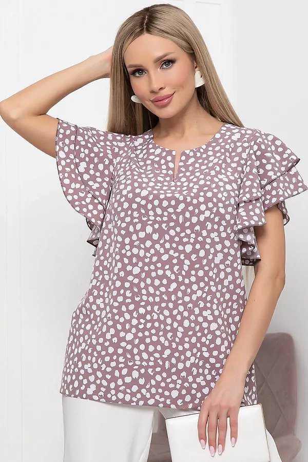 Блуза "Рия" LADY TAIGA, капучино - фото 2