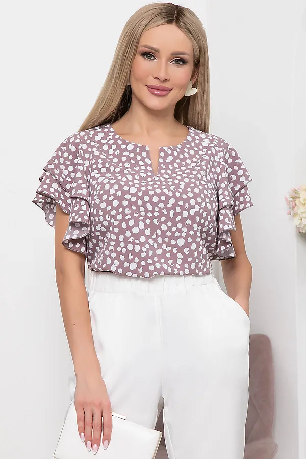 Блуза "Рия" LADY TAIGA, капучино - фото 2