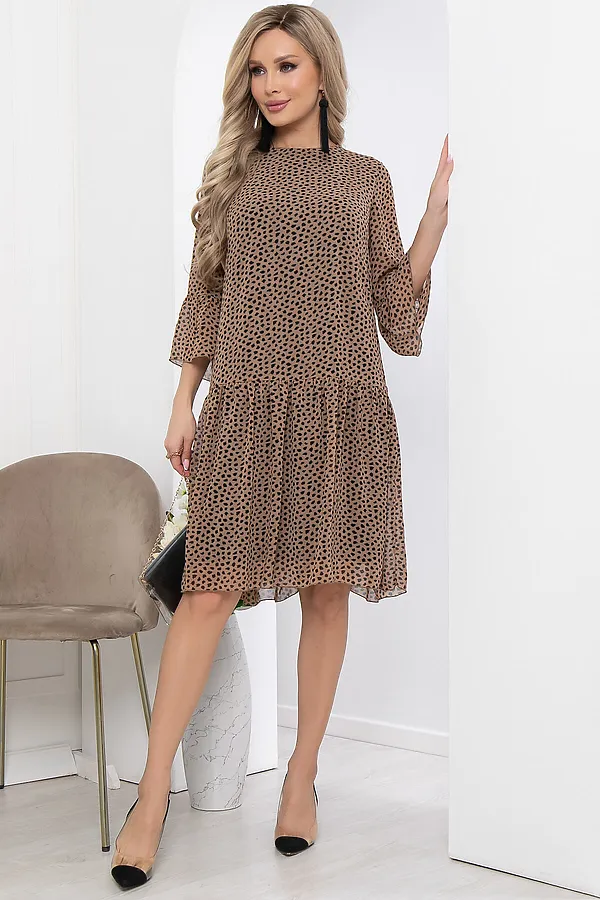 Платье "Кэролайн" LADY TAIGA, капучино - фото 2