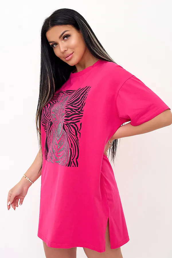 Платье женское Зебра Ф LIKA DRESS, фуксия - фото 2