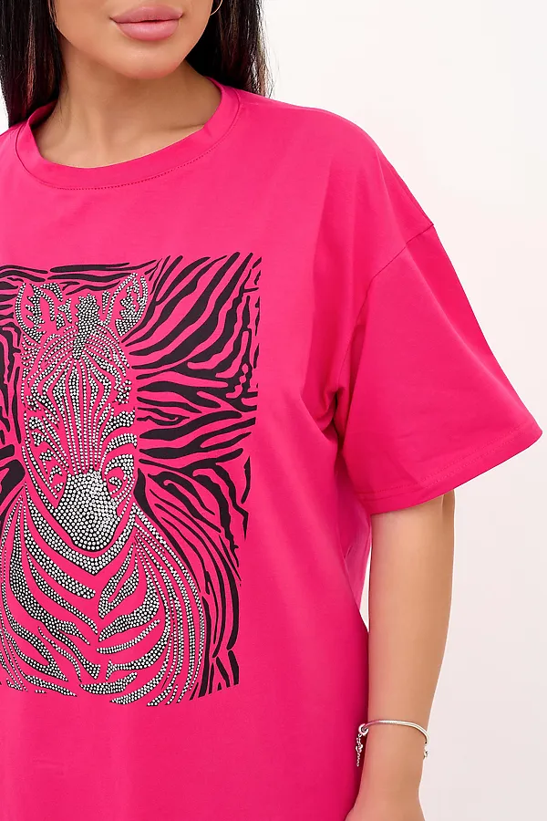 Платье женское Зебра Ф LIKA DRESS, фуксия - фото 2