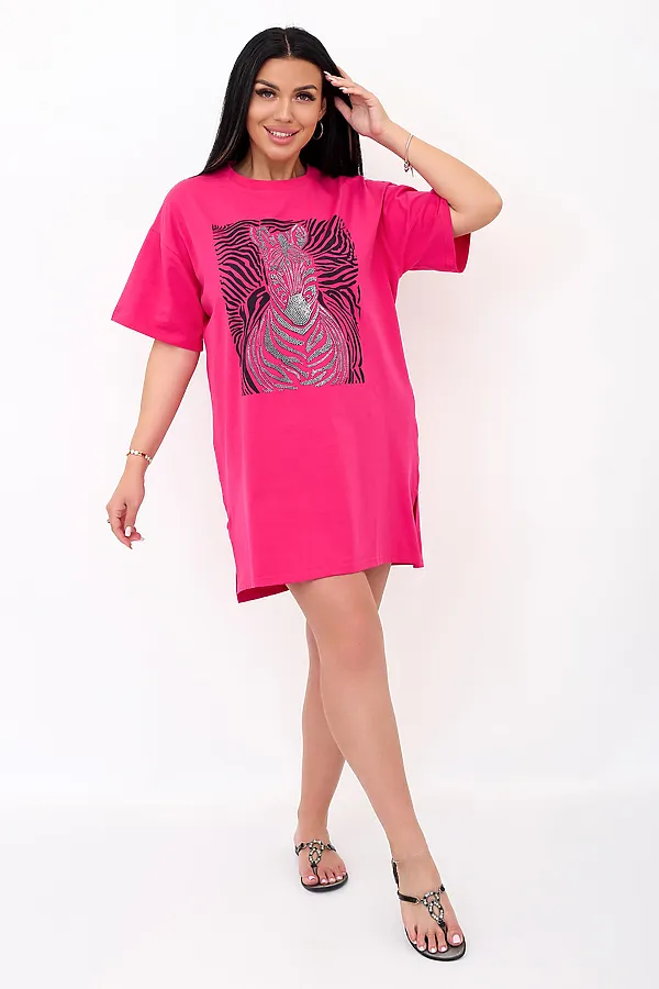Платье женское Зебра Ф LIKA DRESS, фуксия - фото 2