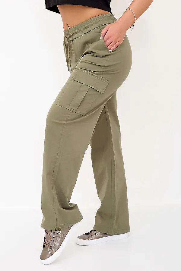 Брюки женские Карго З LIKA DRESS, зеленый - фото 2