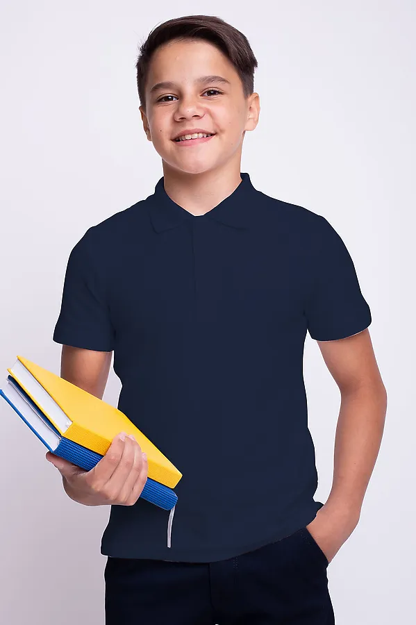 Футболка-поло BATIK, синий - фото 2