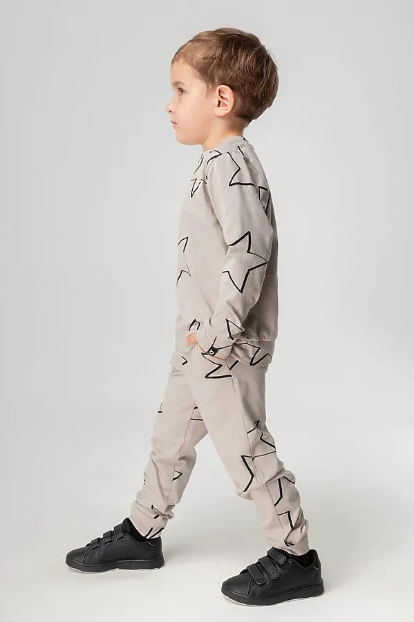 Костюм (Свитшот+Брюки) BODO, серый - фото 2