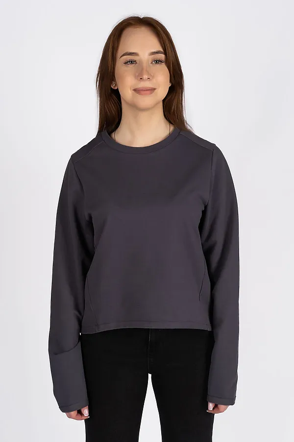 Джемпер LET'S GO, тёмно-серый - фото 2