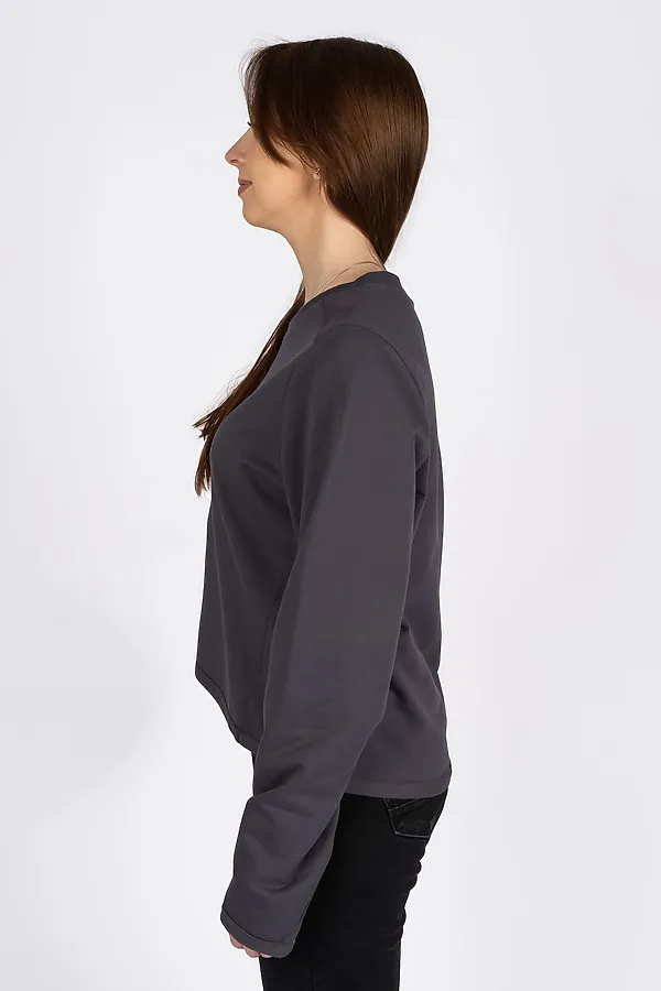 Джемпер LET'S GO, тёмно-серый - фото 2