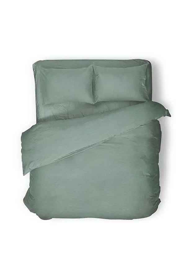 Простыня "Verossa" Melange 220/240 Emerald NORDTEX, emerald - фото 2