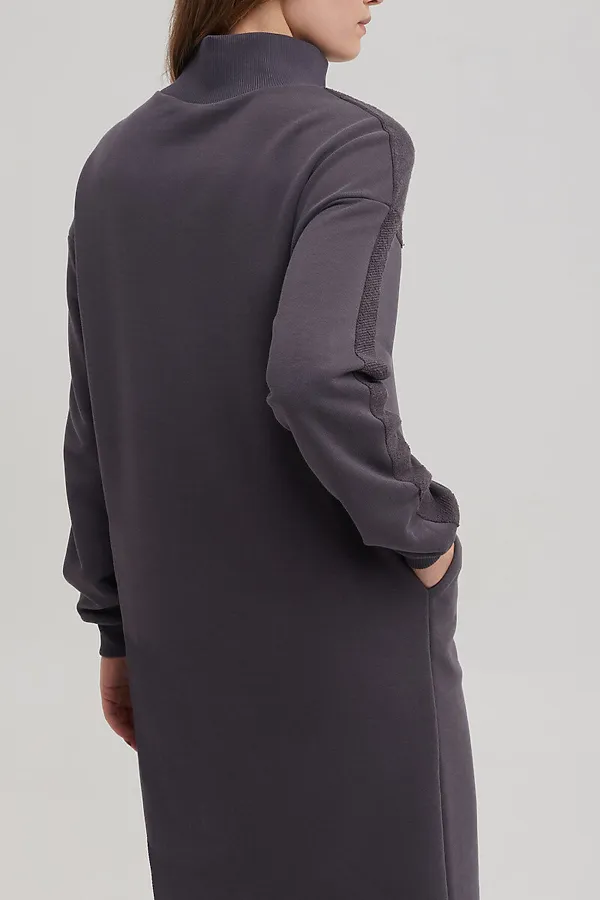 Платье MILAVITSA, графит - фото 2