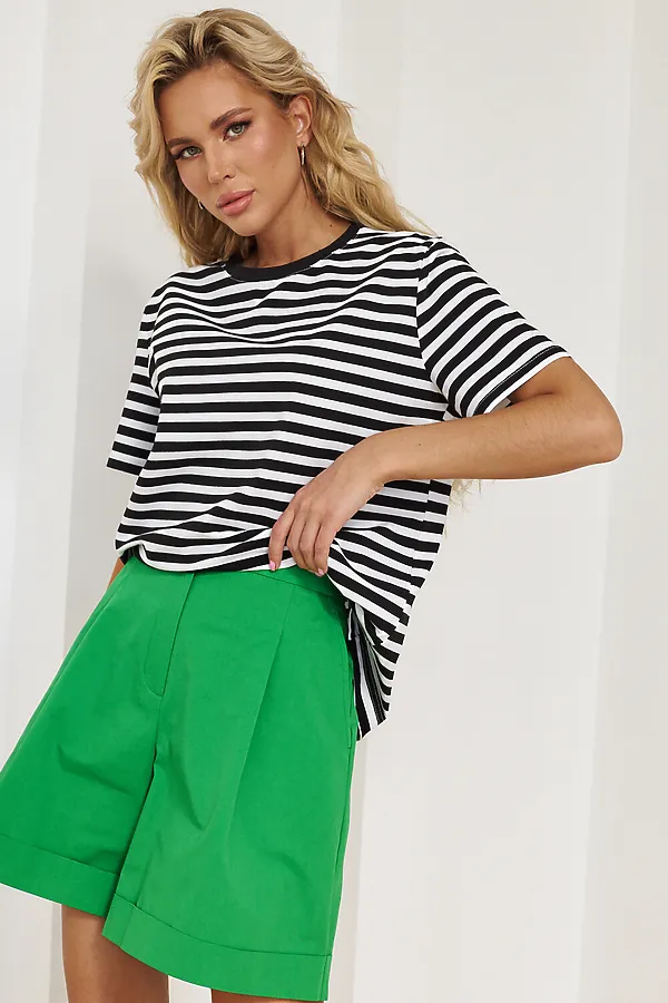 Футболка KOSMOS, белый, черный - фото 2