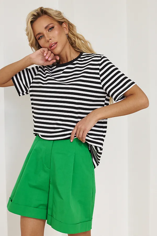 Футболка KOSMOS, белый, черный - фото 2