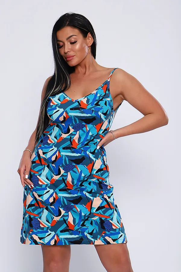 Сарафан 87502 НАТАЛИ, голубой - фото 2