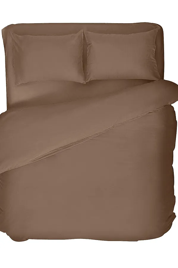 Комплект постельного белья "Verossa" Сатин Евро Caramel NORDTEX, caramel - фото 2
