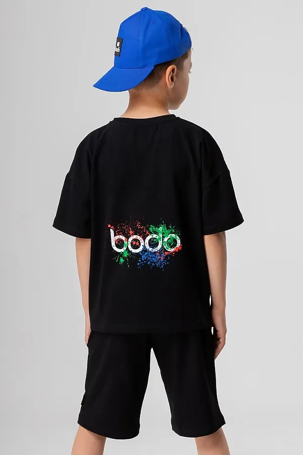 Костюм (Футболка+Шорты) BODO, черный - фото 2