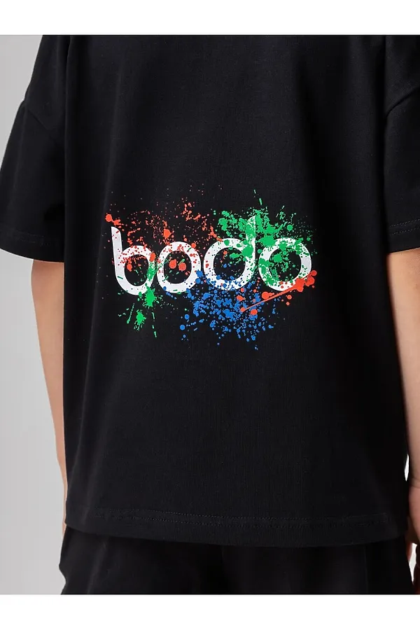 Костюм (Футболка+Шорты) BODO, черный - фото 2