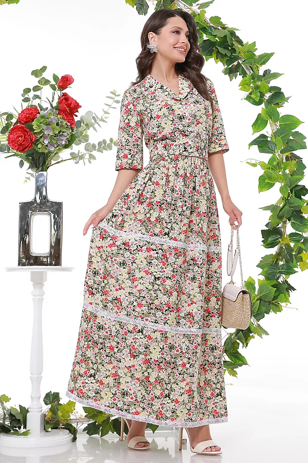Костюм (Блузка + Юбка) DSTREND, разноцветный - фото 2