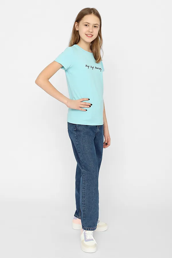 Футболка CRB, голубой - фото 2