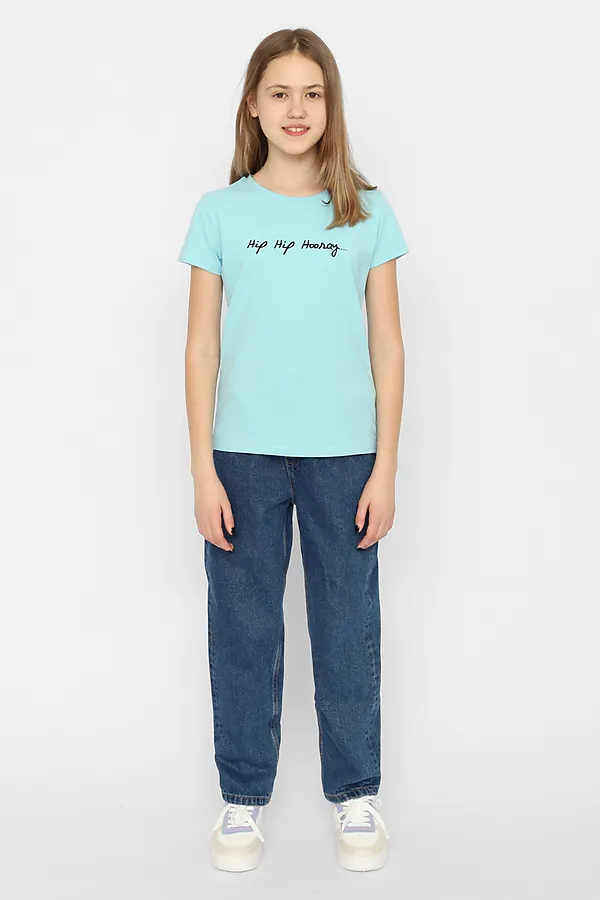 Футболка CRB, голубой - фото 2