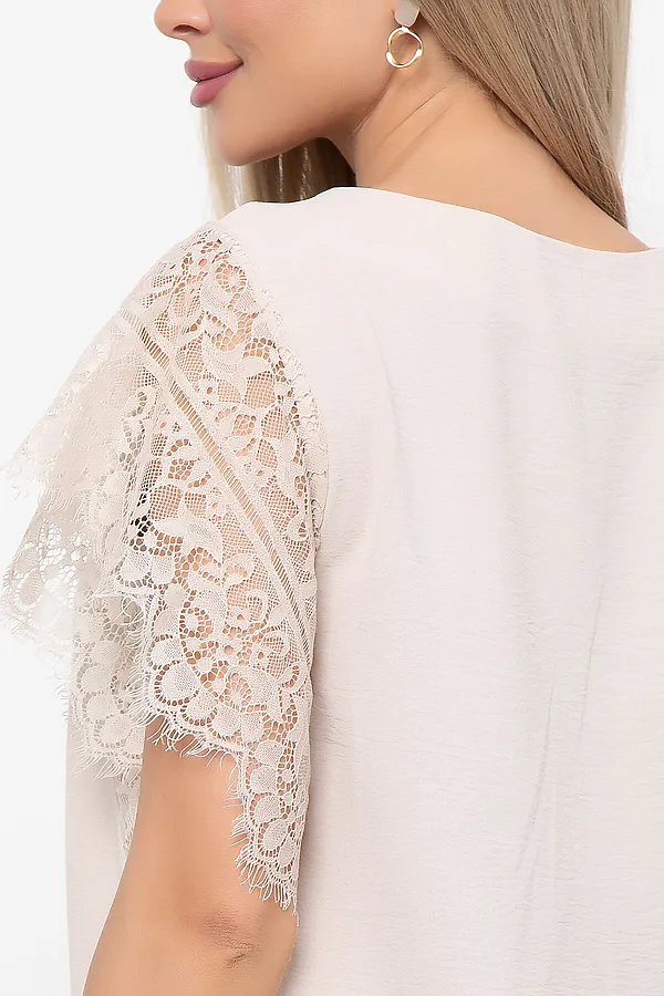 Костюм "Мадина" LADY TAIGA, экрю/брауни - фото 2