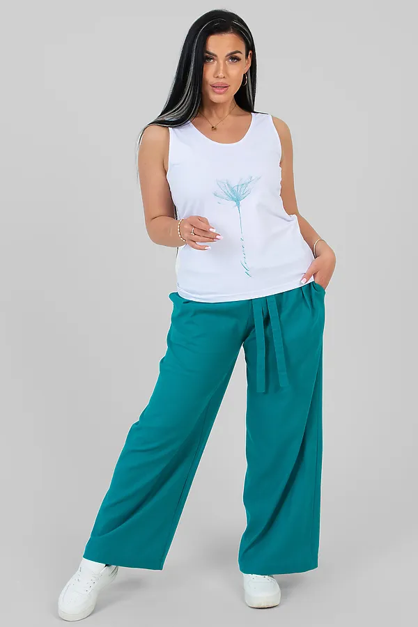 Брюки Миранда НАТАЛИ, темно-бирюзовый - фото 2