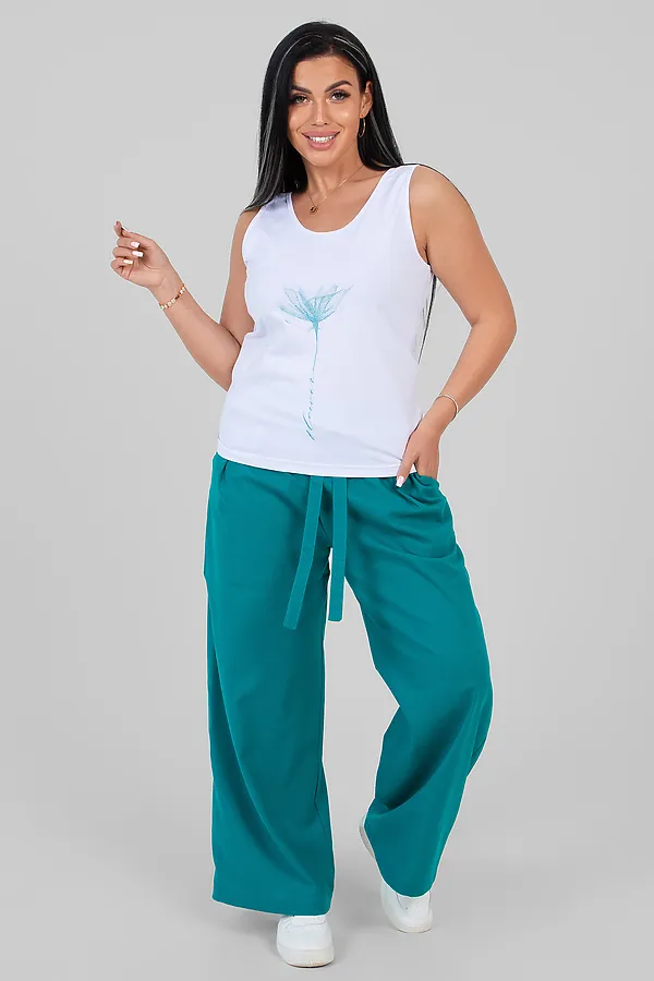 Брюки Миранда НАТАЛИ, темно-бирюзовый - фото 2