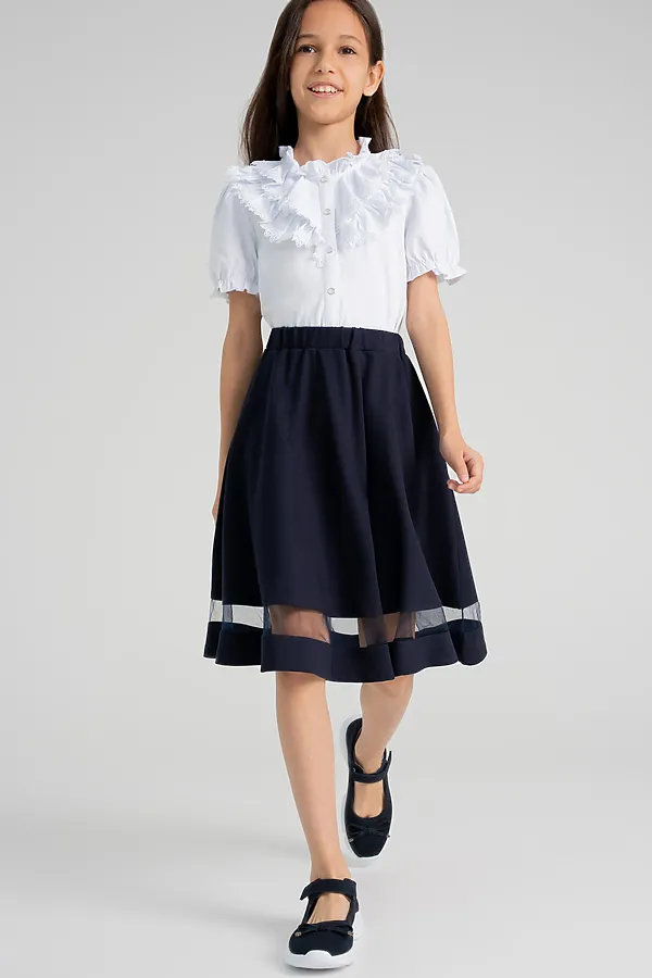 Юбка PLAYTODAY, тёмно-синий - фото 2