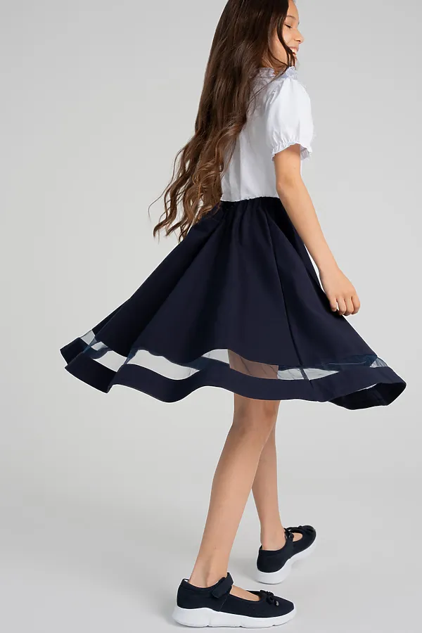 Юбка PLAYTODAY, тёмно-синий - фото 2