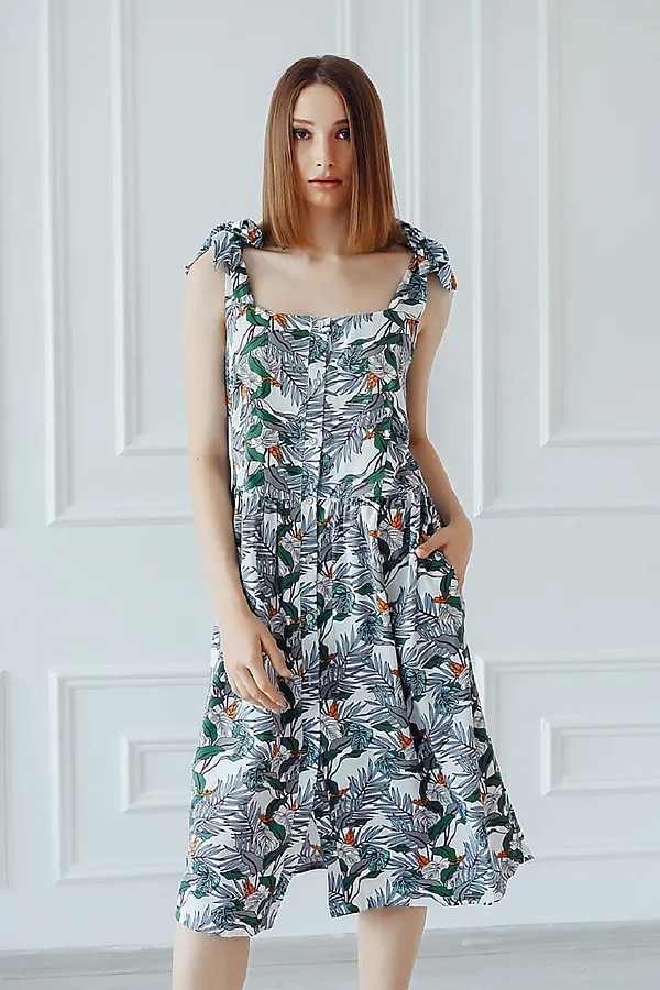 Платье Ямайка НАТАЛИ, белый - фото 2