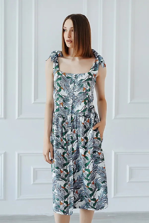 Платье Ямайка НАТАЛИ, белый - фото 2