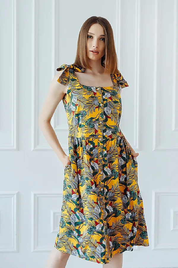 Платье Ямайка НАТАЛИ, желтый - фото 2