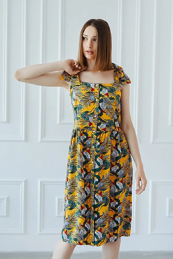 Платье Ямайка НАТАЛИ, желтый - фото 2