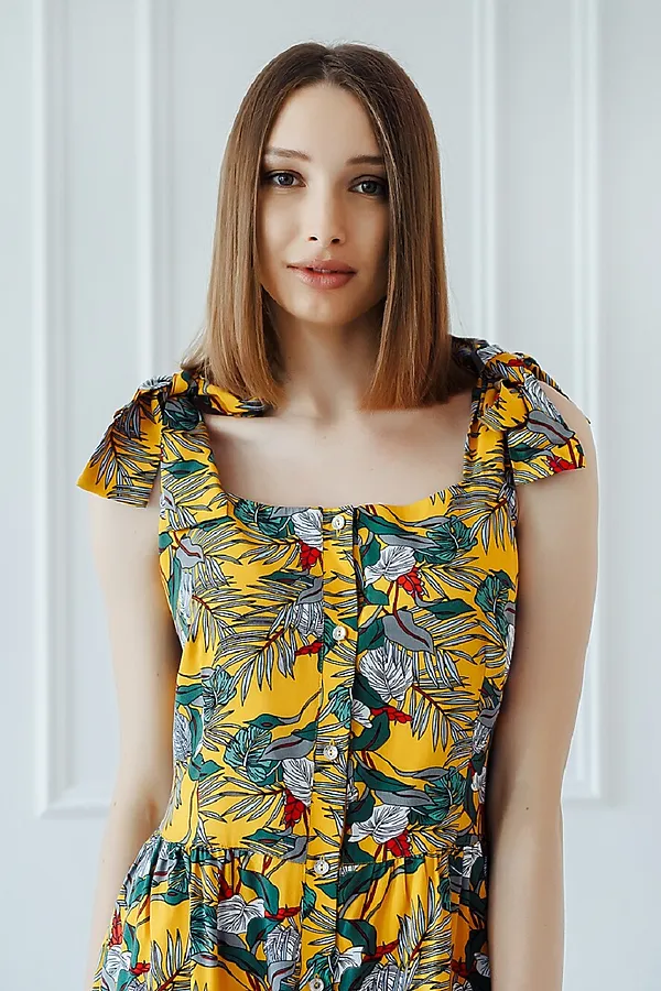 Платье Ямайка НАТАЛИ, желтый - фото 2