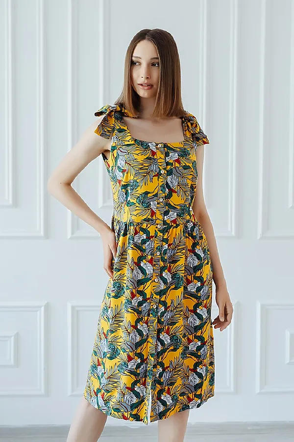 Платье Ямайка НАТАЛИ, желтый - фото 2