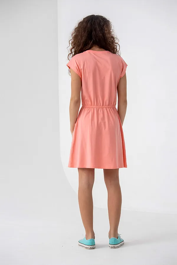 Платье CRB, коралловый - фото 2