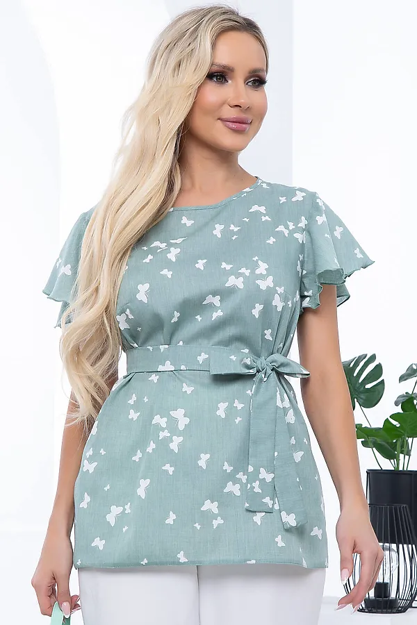 Блуза "Гайана" LADY TAIGA, мята - фото 2