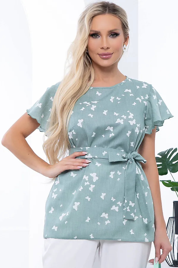 Блуза "Гайана" LADY TAIGA, мята - фото 2