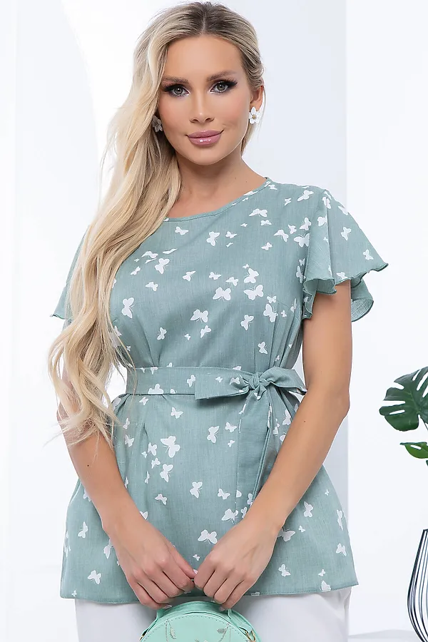 Блуза "Гайана" LADY TAIGA, мята - фото 2